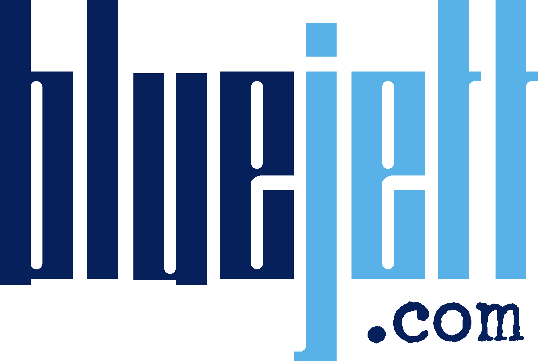 Bluejett Logo Vector Logo